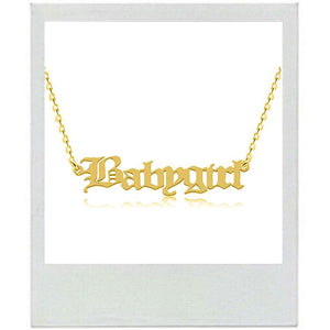 BABY GIRL GOLD NECKLACE