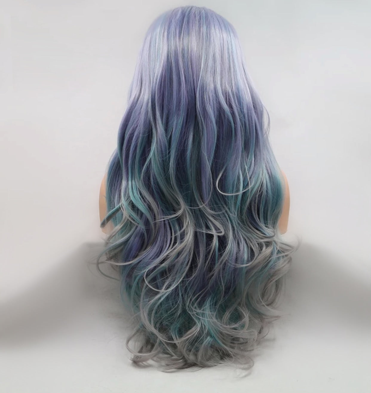silver purple ombre hair